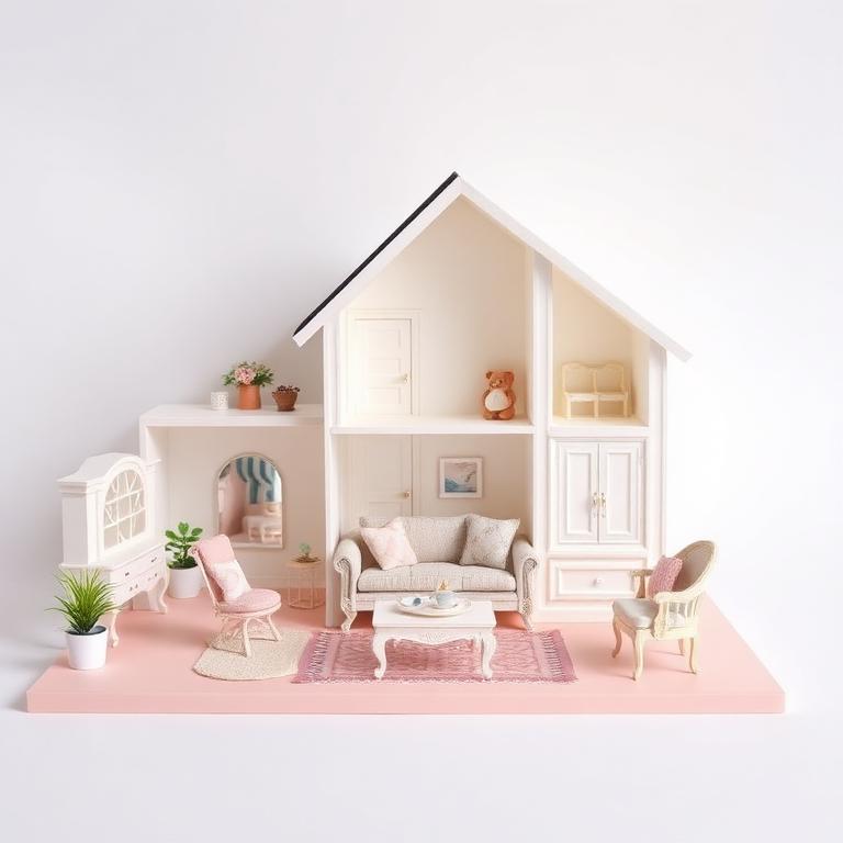 Designer Pastel Dollhouse